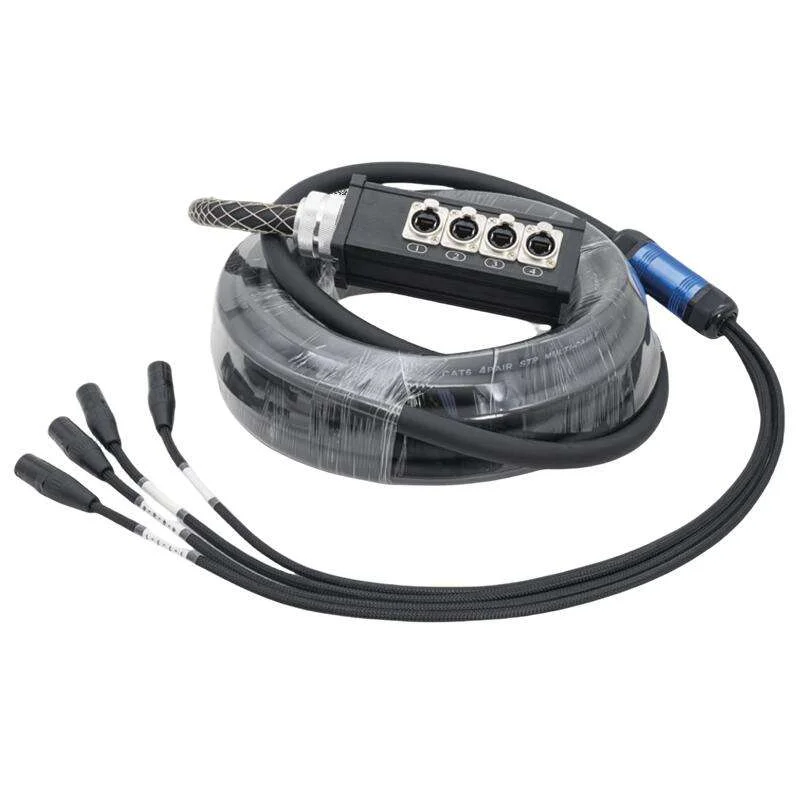 SND108 Yinyu 4/6/8 Channel RJ45 CAT6 Snake Cable for Digital Audio and DMX Connectivity in LED Screens and XLR Systems
