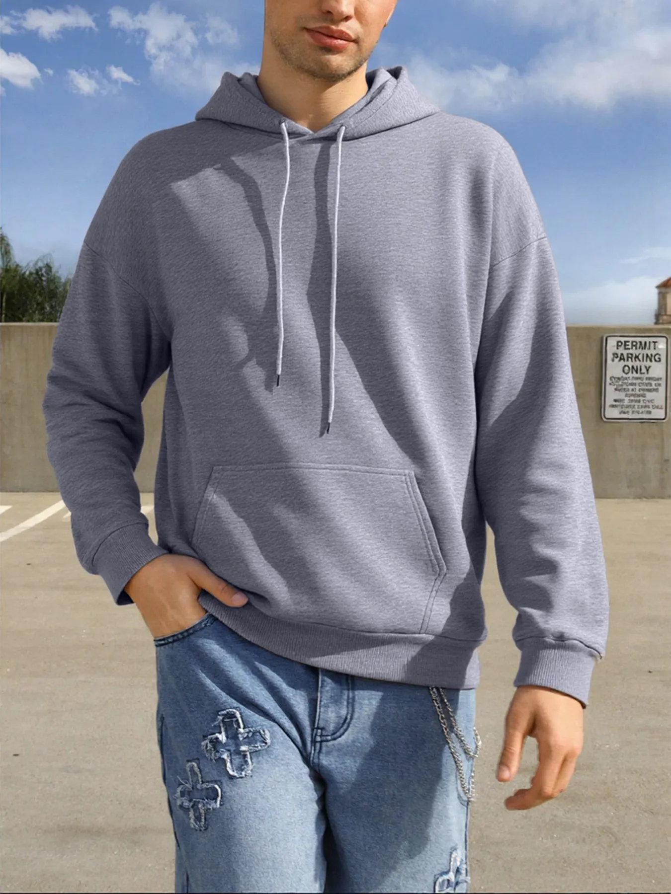 

Мужская однотонная толстовка с капюшоном, Лидер продаж, разноцветная спортивная одежда, осенняя флисовая толстовка с капюшоном и карманами, свободный спортивный костюм, повседневная удобная одежда, спортивный топ