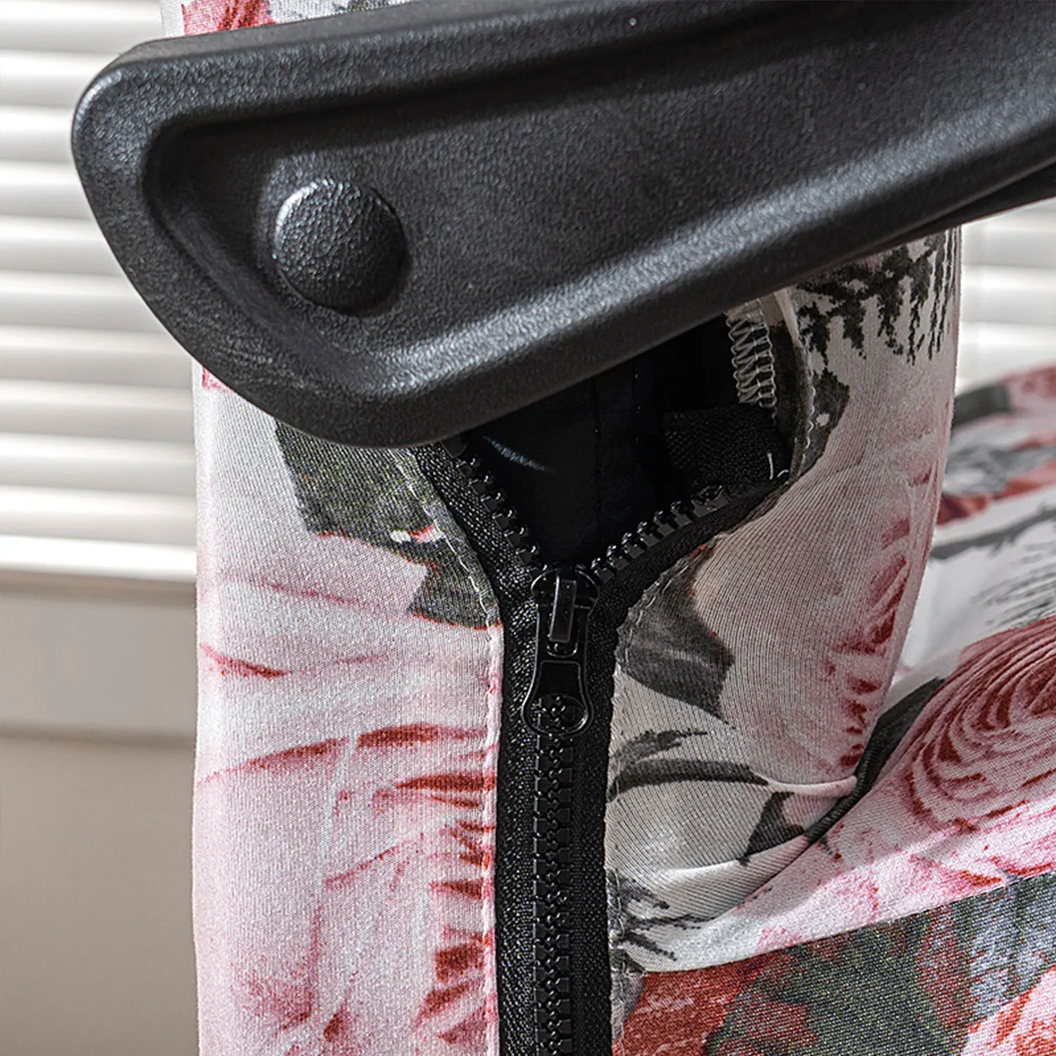 1PC Stretch Printed Computer Office Chair Covers, Soft Fit Universal Desk Rotating Chair Slipcovers, Removable Washable Anti-Dus