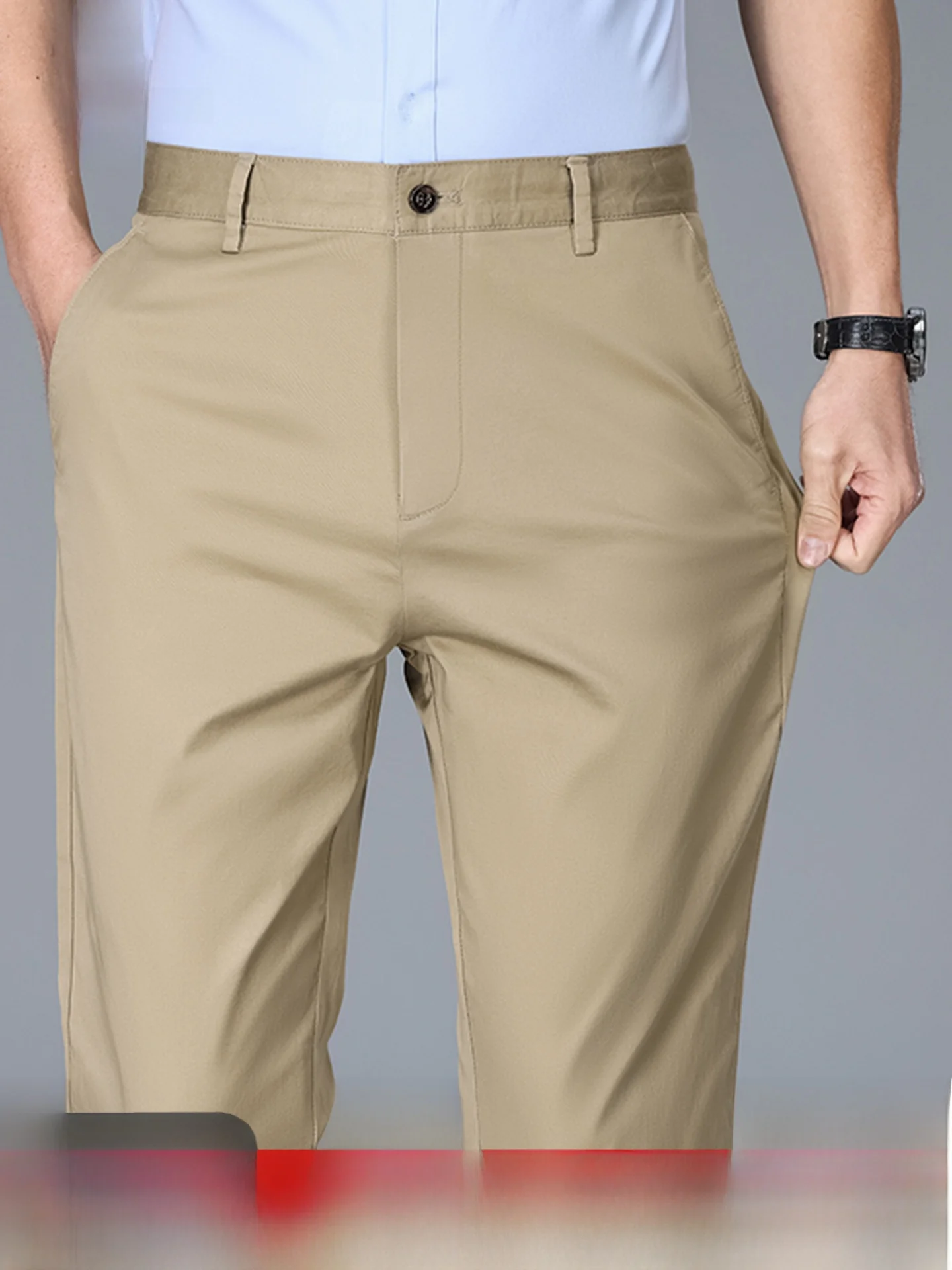 

Мужские повседневные брюки Pierre Cardin из чистого хлопка, весенне-летние, прямого кроя, свободные, деловые, длинные, не мнущиеся, не требуют глажки.