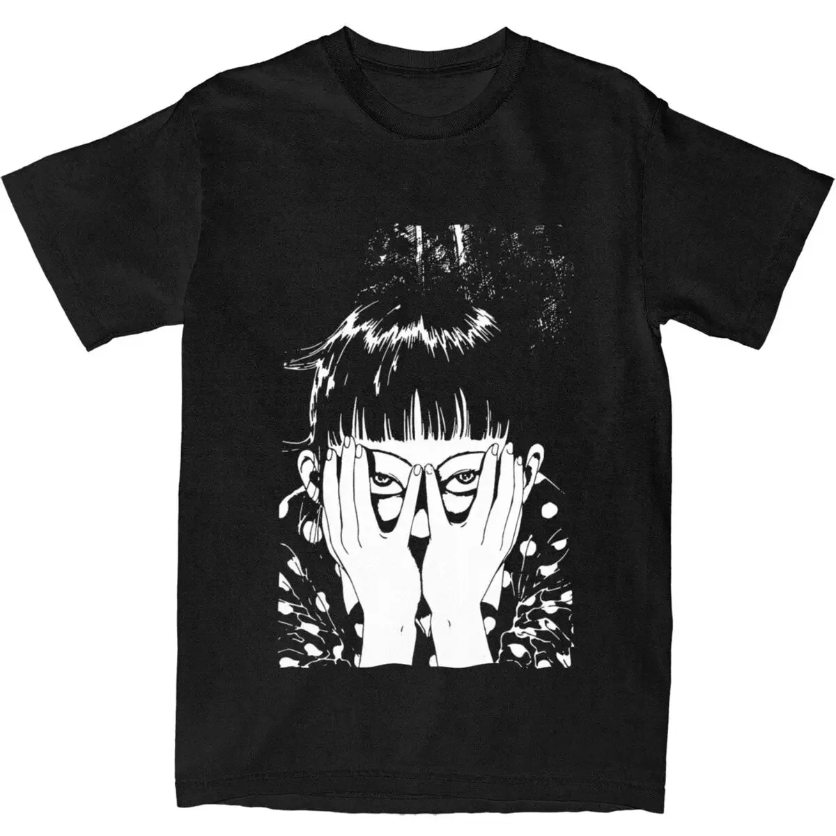 

Suehiro Maruo Girl T-Shirt Man Junji Ito Comic Vintage 100 Cotton T-Shirts Beach O-Neck Harajuku Tee Shirt Oversized Clothes