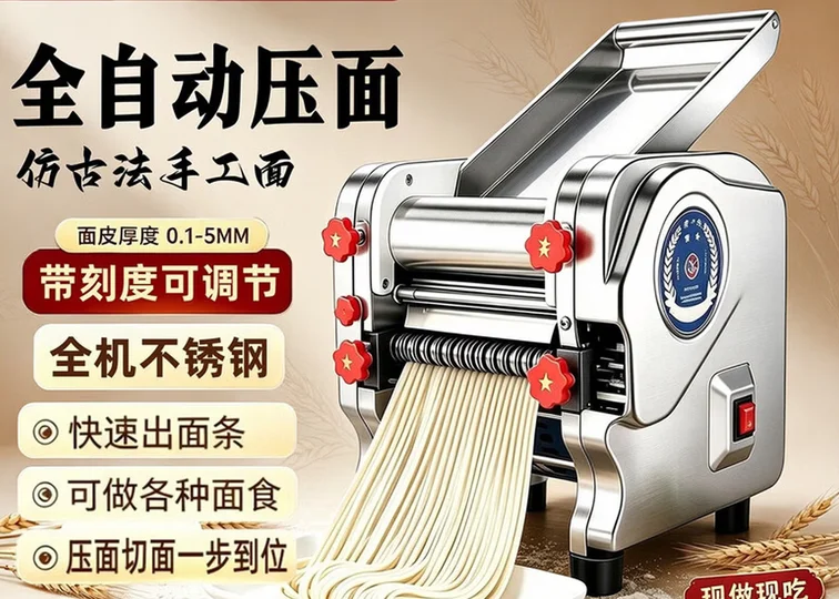 TANGER Full automatic household multifunctional electric noodle machine made of stainless steel 160 diy