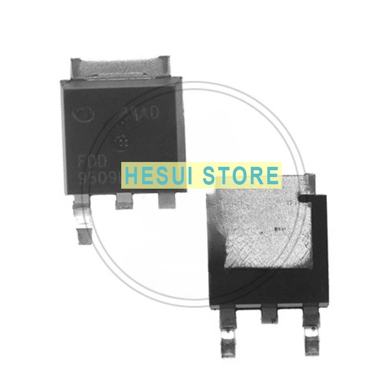 10PCS FDD9509L-F085 P-Channel Enhanced MOSFET for Solenoid Coils and Motor Drivers