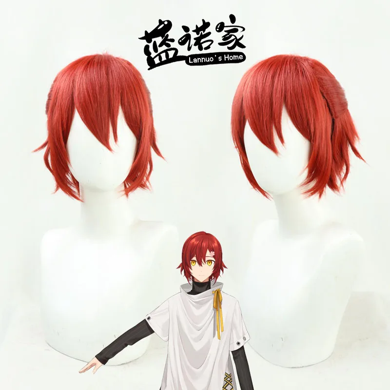 

NIJISANJI Virtual YouTube Vtuber Hanasaki Miyabi Cos Cosplay Wig Halloween Carnival Party Props Synthetic Hair + Wig Cap