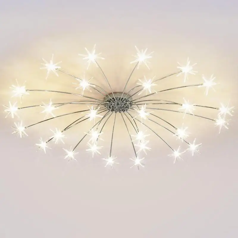 Romantic Children Room Led star Light luminaria Northern Europe G4 Led Ceiling Lamp for Living Room Master Bedroom surface Lamp