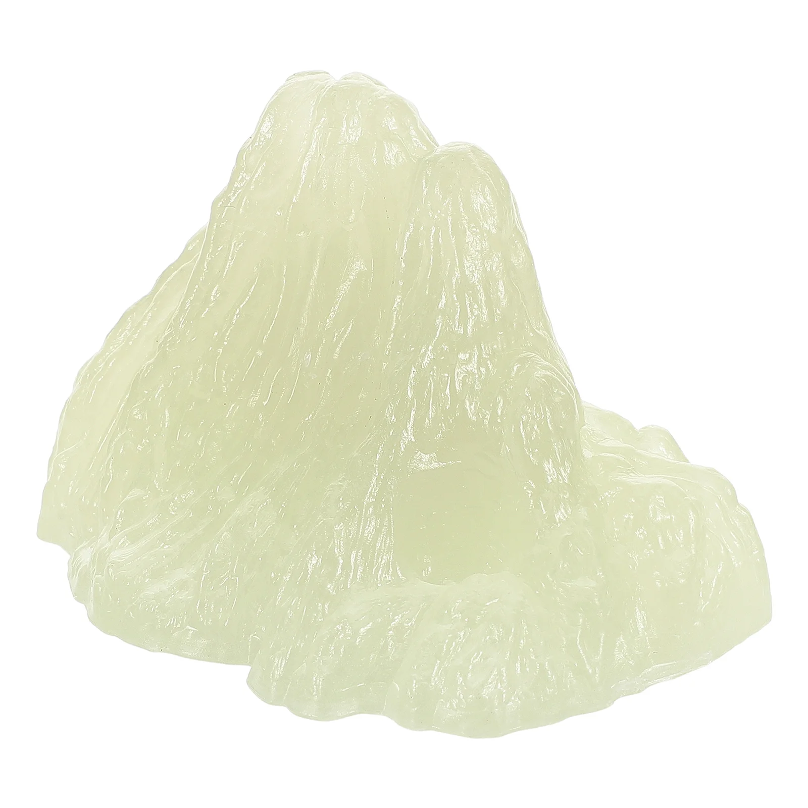 

Luminous Stone Fish Tank Bonsai Rockery Statue Gravel for Aquarium Glow Artificial Decoration Beige