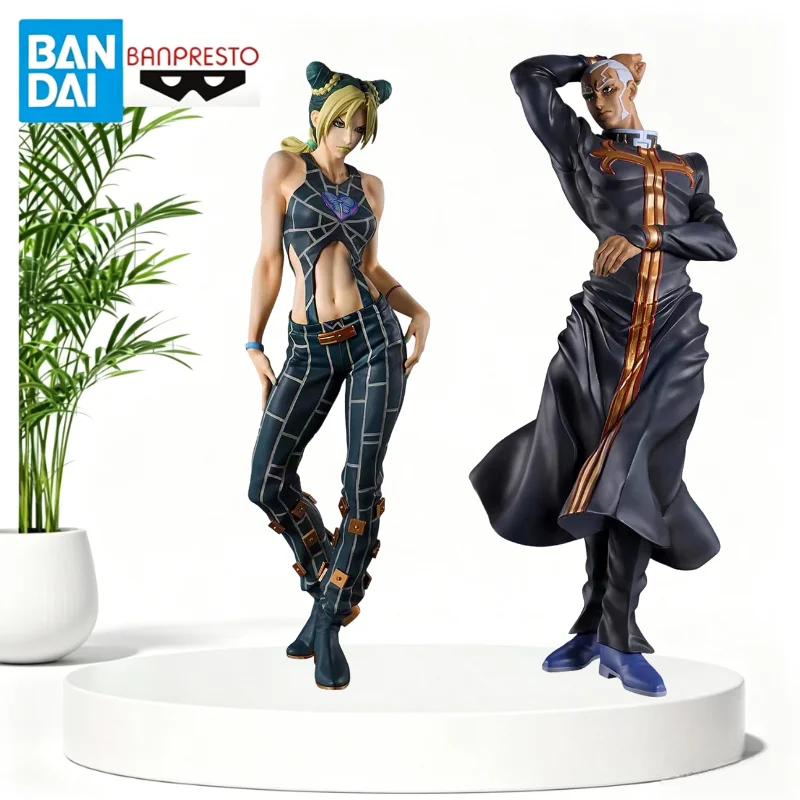 Banpresto Mometria JoJo's Bizarre Adventure Stone Ocean Jolyne Cujoh & Enrico Pucci Anime Figure PVC Model Collection Toy Gift