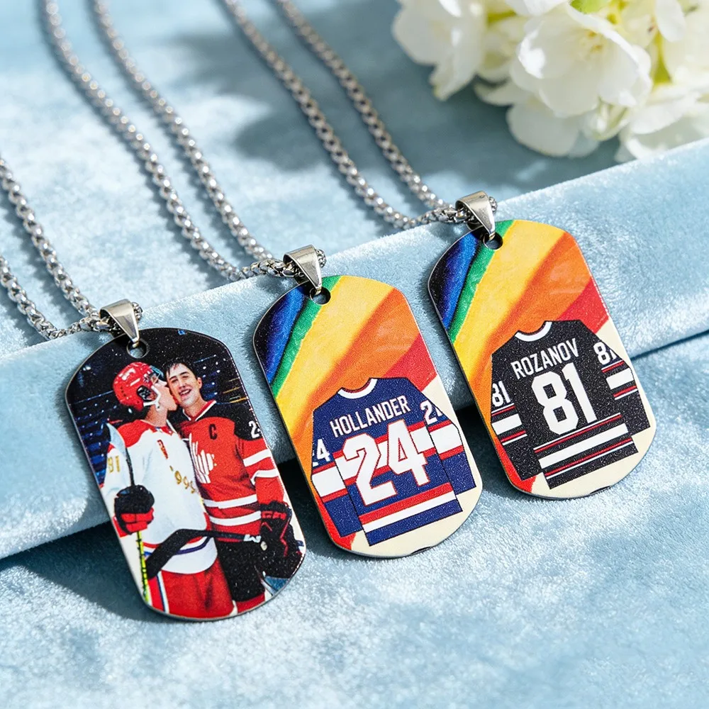 

Ожерелья с подогревом для мужчин и женщин, с УФ-печатью, с изображением персонажей сериалов «Илья Розанов», «Шейн Холландер», украшения, подарки для друзей