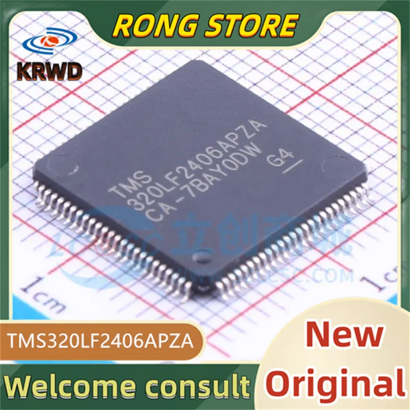 3PCS New and Original Chip IC TMS320LF2406APZA TMS320LF2406 TQFP100