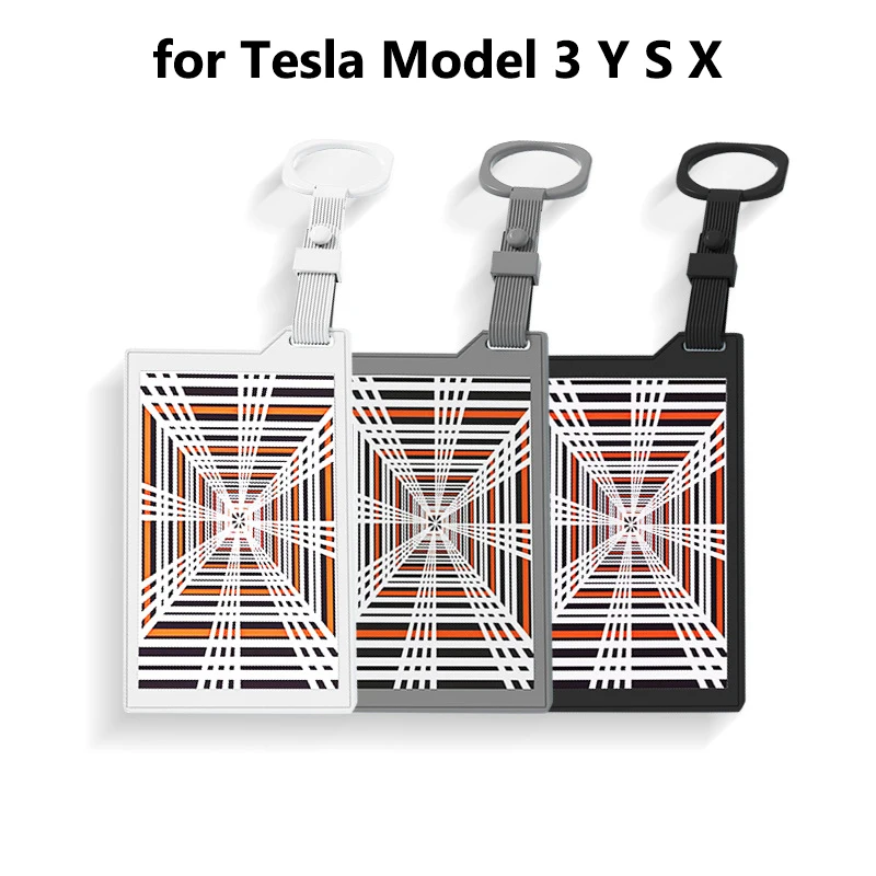 Silikonowe etui na klucze do Tesli Model 3 Y X S Osłona na klucze samochodowe Akcesoria PLAID Light Speed Label Cybertruck