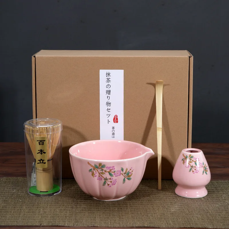 

Полный набор Matcha с венчиком Matcha/бамбуковыми ложками, традиционный японский керамический инструмент для изготовления латте Matcha