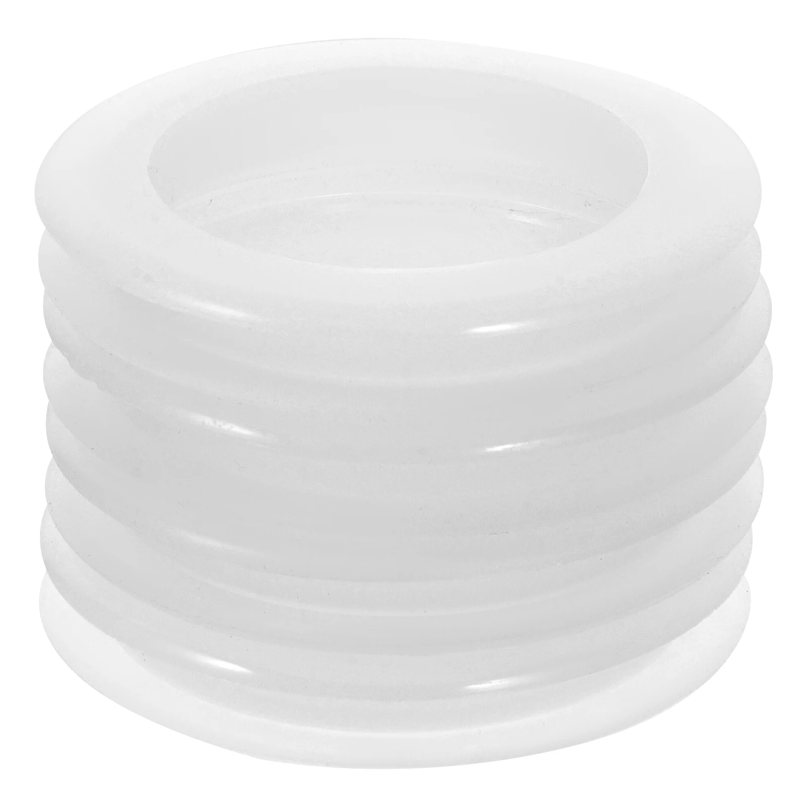 

4 Pcs Umbrella Hole Ring Set Garden Table Cover Transparent Silica Gel Umbrellas for Rain