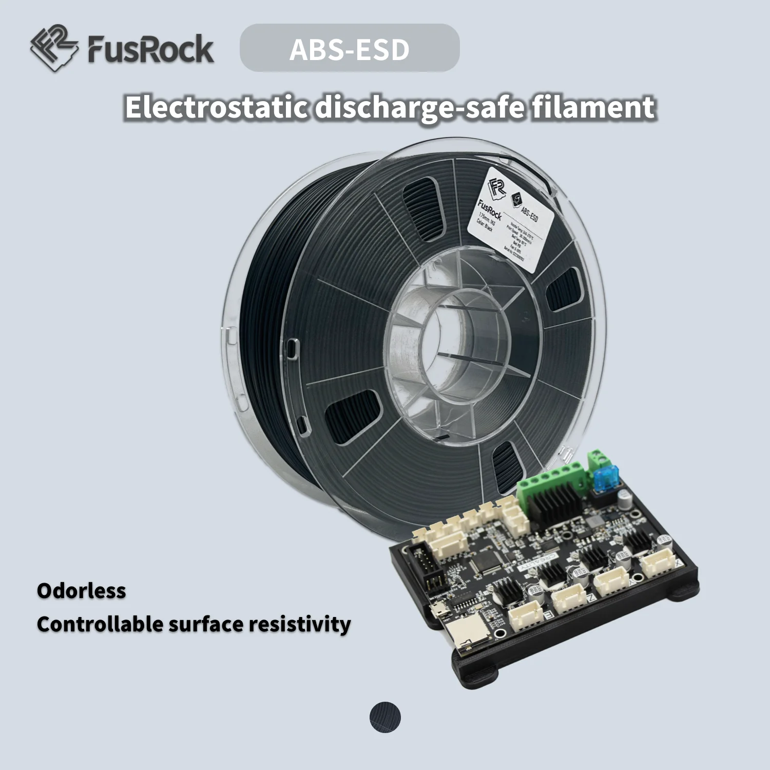 

ABS-ESD Electrostatic discharge-safe filament Odorless 3D printing filament Material