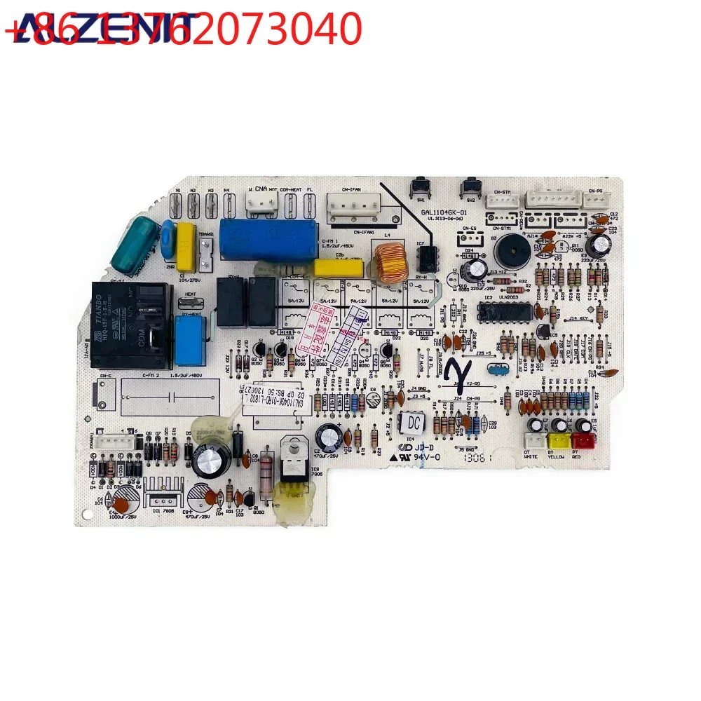 Used For Galanz Air Conditioner Indoor Unit Control Board GAL1104GK-01RD-L1802 Circuit PCB GAL1104GK-01 Conditioning Parts