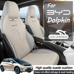 High Auto Car Seat Cushion Cover for BYD Dolphin Four Seasons Universal Half Package Seat Aviation Turn Fur