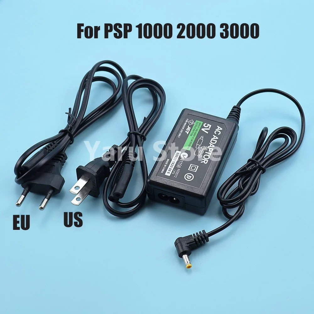 

5V AC Adapter Home Wall Charger Power Supply Charging Cord For PSP 1000 2000 3000 Console EU US Plug