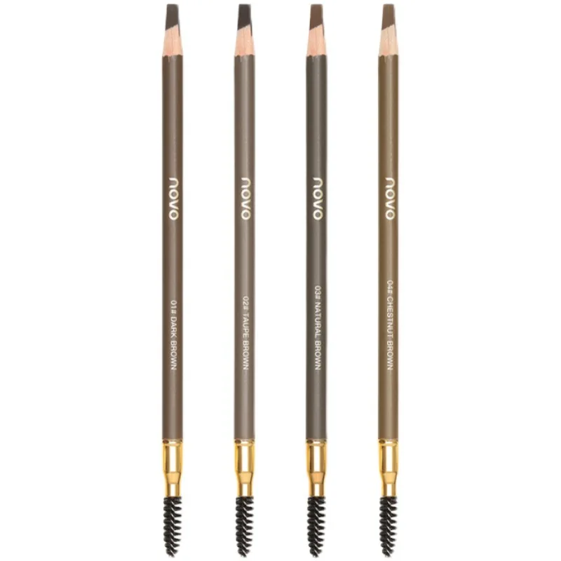 Nove Novel Pencils Eyebrow Enhancers Makeup Items High Quality Professional Brand Makeup Permanent Brown Eyebrow Tattoo Pencil