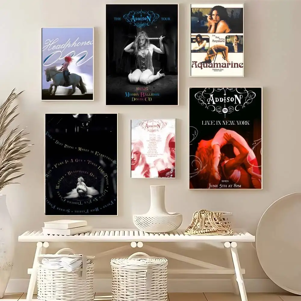 شعبية الموسيقى المغني أ-أديسون راي المشارك عالية الجودة النوم غرفة المعيشة الجمالية الجدار الديكور اللوحة ملصقات هدية #3