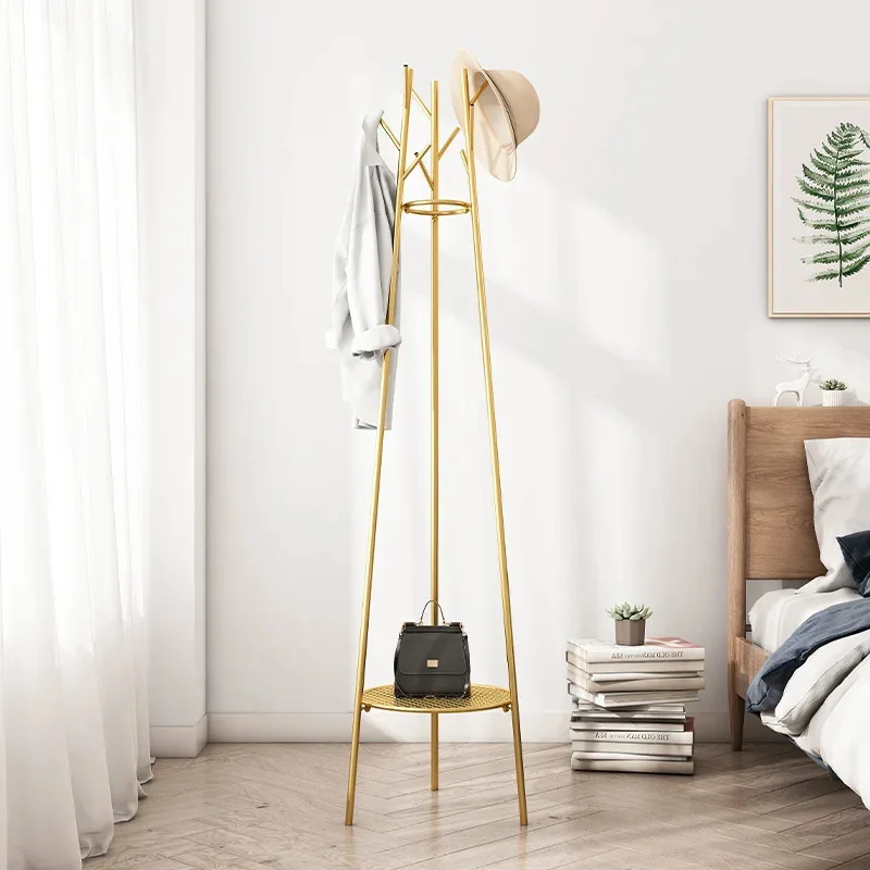 

Nordic Coat Clothing Rack Standing Metal Shelf Bedroom Dress Boutique Clothing Rack Hat Percheros Para Ropa Luxury Furniture