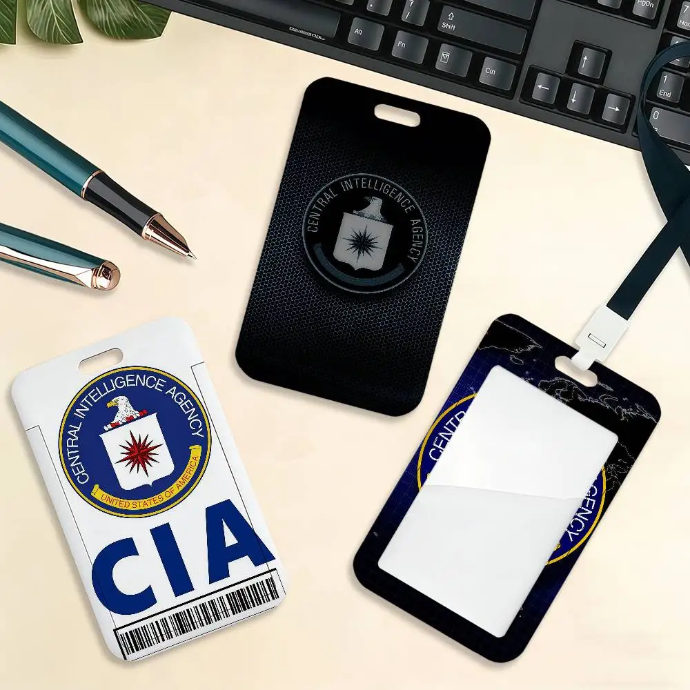 Fashion C-CIA Cool Card Holder Cardcase Bank Credit Student ID Subway Work Permit Badge Holder Door Card