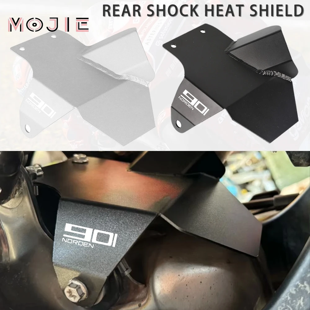 

2025 2026 For Husqvarna 901 Norden 2022 2023 2024 901Norden New Motorcycle Accessories Shock Heat Shield Guard Cover Protection