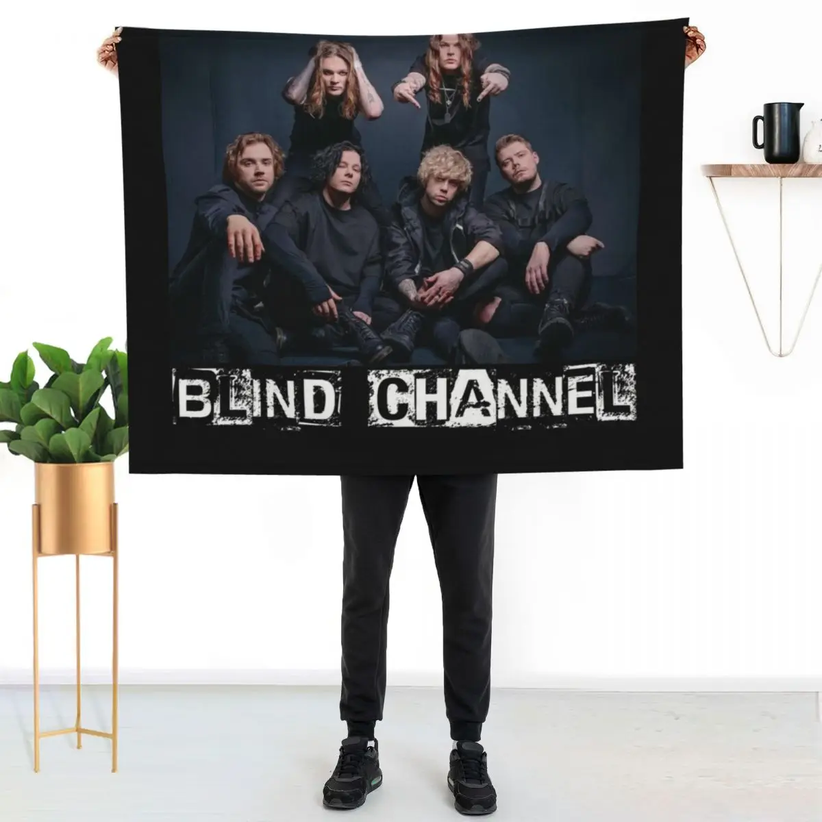 Blind Channel New Design Classic T-Shirt 2002 00001 Throw Blanket heavy to sleep Luxury Throw Softest Retros Flannel Blankets