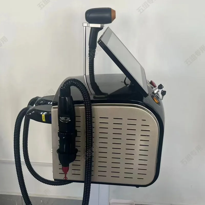 2 In 1 Pico Second Tattoo Removal Epilator Equipment 808NM Diode lase Hair Removal Machine With 3 Wavelength 755nm 808nm 1064nm