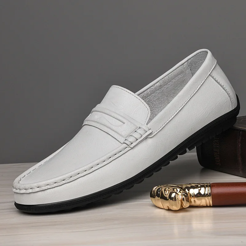 

Spring and summer, the trend of Doudou shoes is to wear fashionable and casual leather shoes. New men's casual shoes are trendy