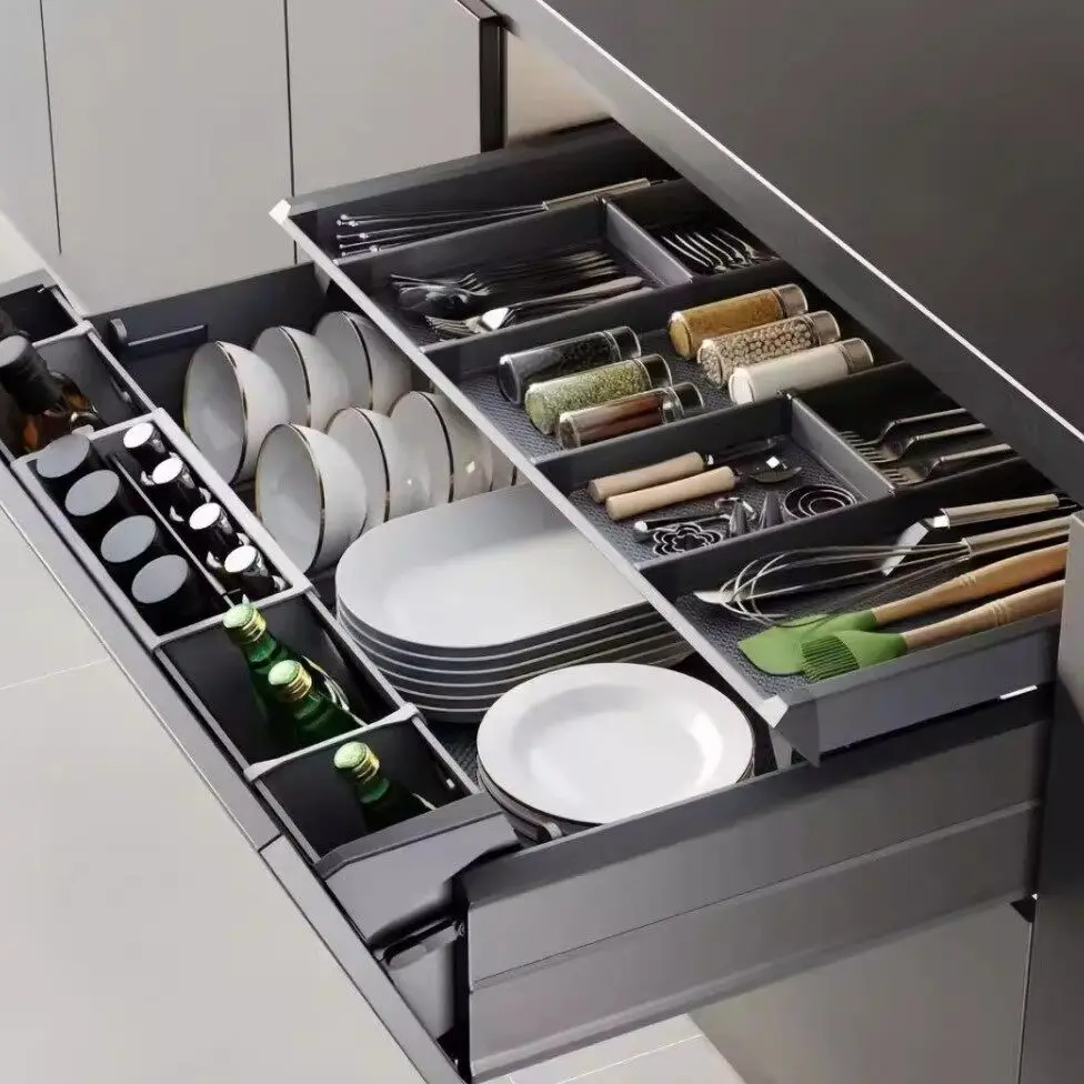 

Easy to draw, tilt to pull the basket, cupboard, pull the basket under the stove, type, large one, easy to draw