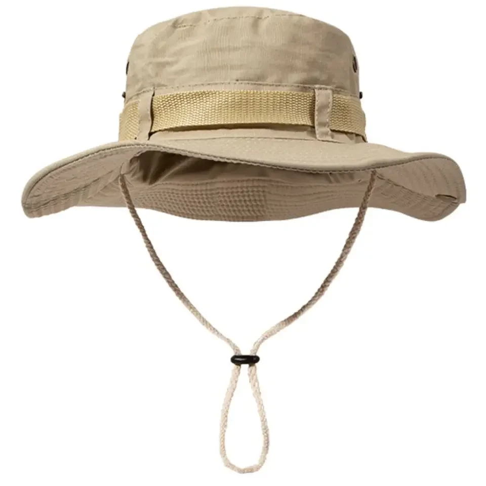 

Summer Quick-drying Bucket Hat Anti-UV Portable Hat Breathable Fishing Cap Camping Hiking