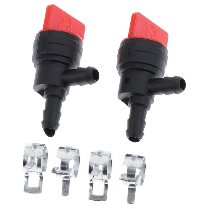 

90 Degree Inline Fuels Shut Valves For 494769 697944 Lawn Mower Accessories