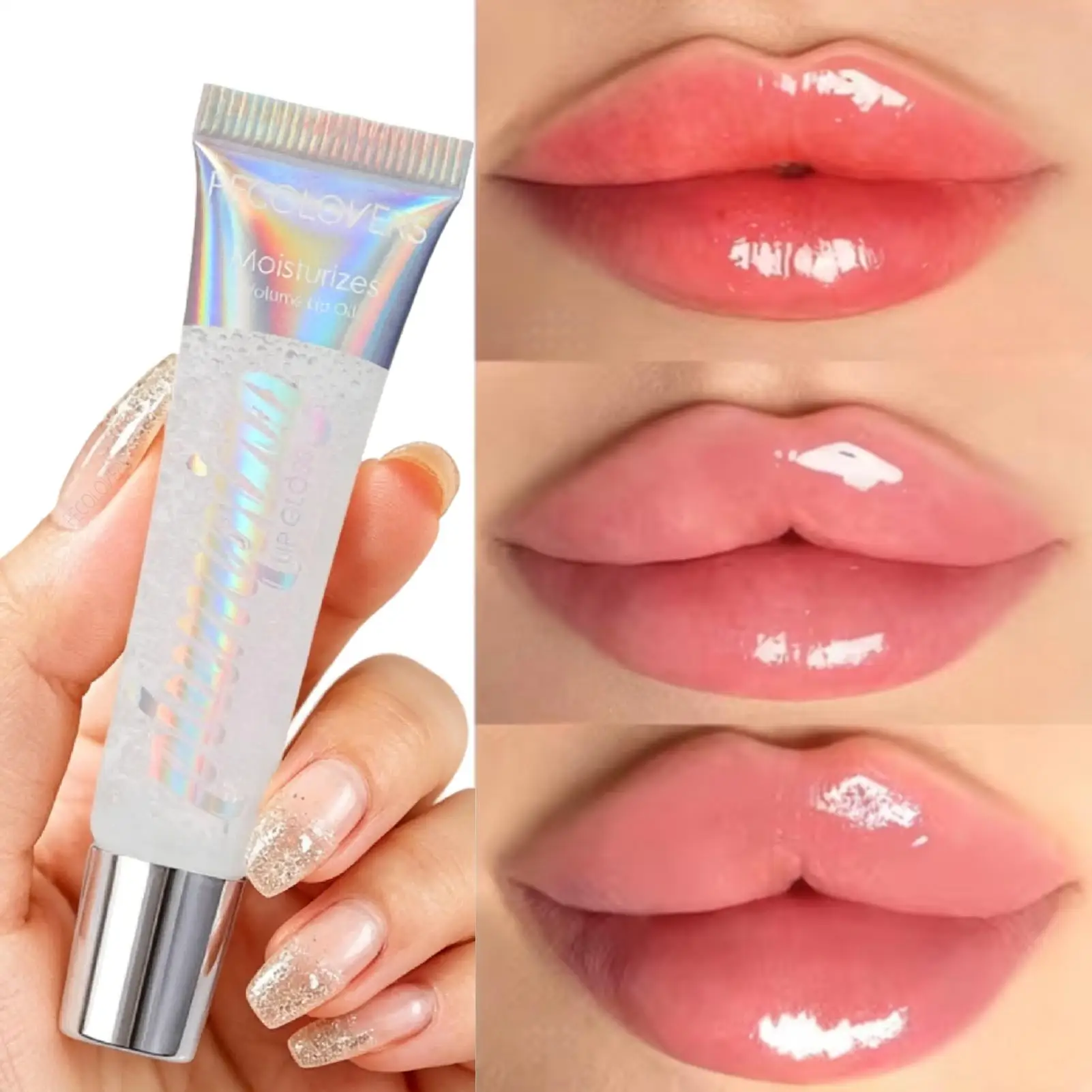 1PC Lip Plumping Oil That Provides Immediate Volume And Fullness, Enhances Lip Appearance for a Softer Look with a Glossy End