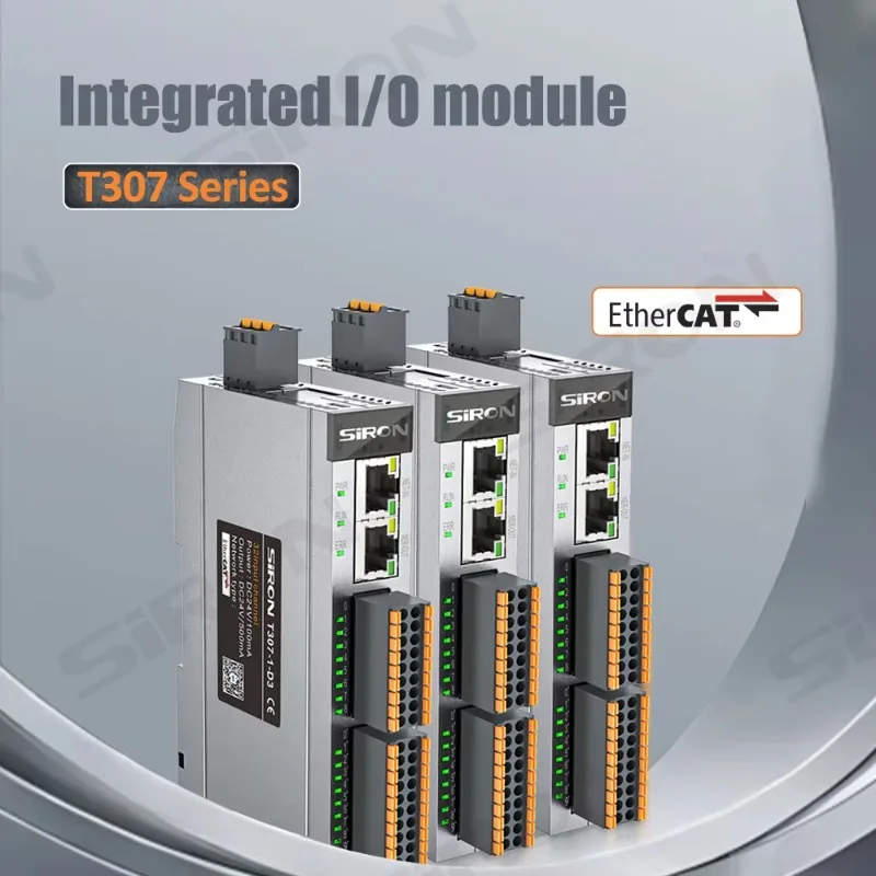 Integrated IO module Support EtherCAT protocol access for T307-1