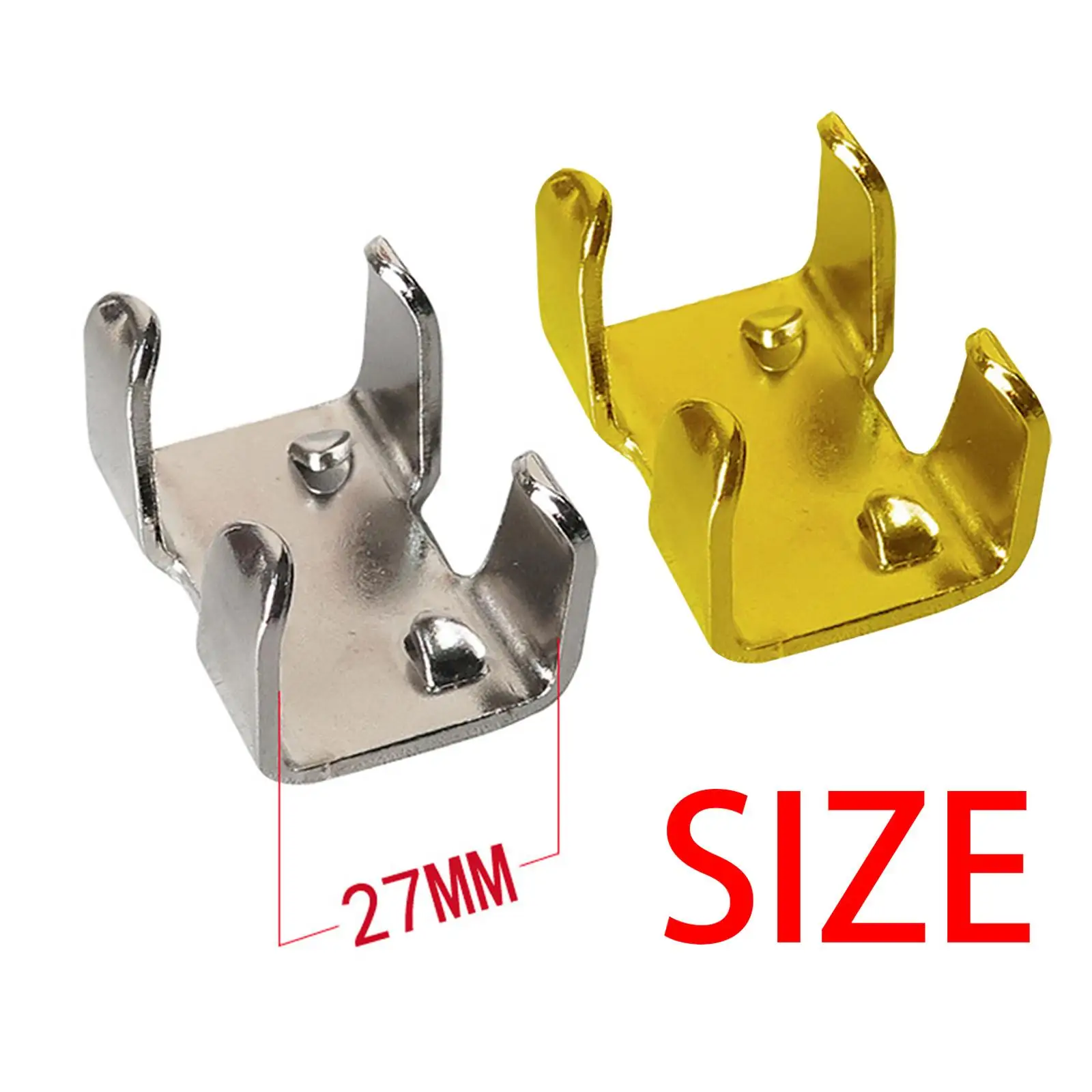 Morsetti a doppia corda Clip metalliche resistenti hardware professionali da 27 mm per corda