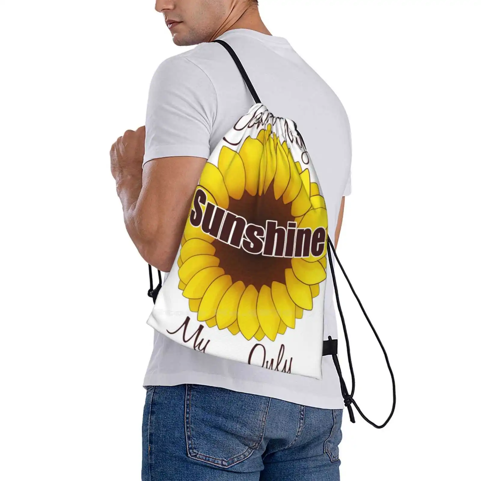 You Are My Sunshine Fashion Travel Laptop School Backpack Bag You Are My Sunshine My Only