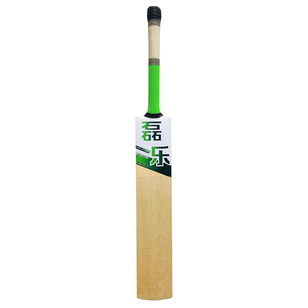 Cricket Bat Solid Wood Indoor And Tennis Ball Bat Made Of Wood Rattan Handle Standard Bat Size 85*10.8*6 Can Play Hard Ball