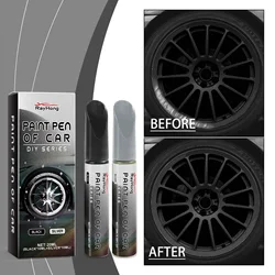 Car Wheel Hub Scratch Repair Pen Wheel Coating Agent Effectively Pprotect The Surface of Metal, Aluminum, and Steel Wheel Rims