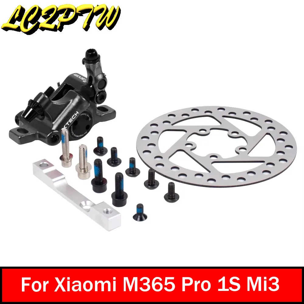 Monorim E-Scooter Aluminum Alloy Disc Brakes Calipers Set For Xiaomi M365 Pro 1S Mi3 Rear Wheel Line Pulling Hydraulic Brake