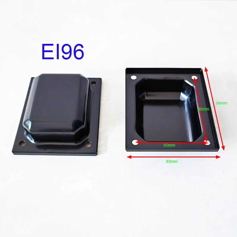 10 Stück EI96 Transformator-Abdeckung, Endglocken, Siebkanne, Dichtungsabdeckungen, Metallschutzschild, Audio-Lautsprecher-Zubehör – Detail 4