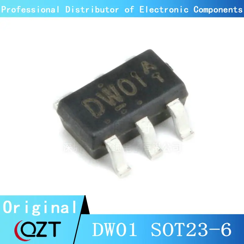 100 pçs/lote DW01 SOT23 DW01A DW01D SOT23-6 chip Novo local