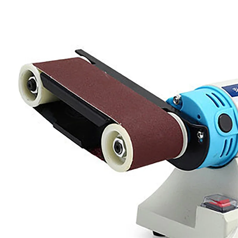 Imagem -03 - Tabela Abrasive Belt Head para Polishing Machine Metal Carpintaria Grinding Machine Sander Esquerda e Direita