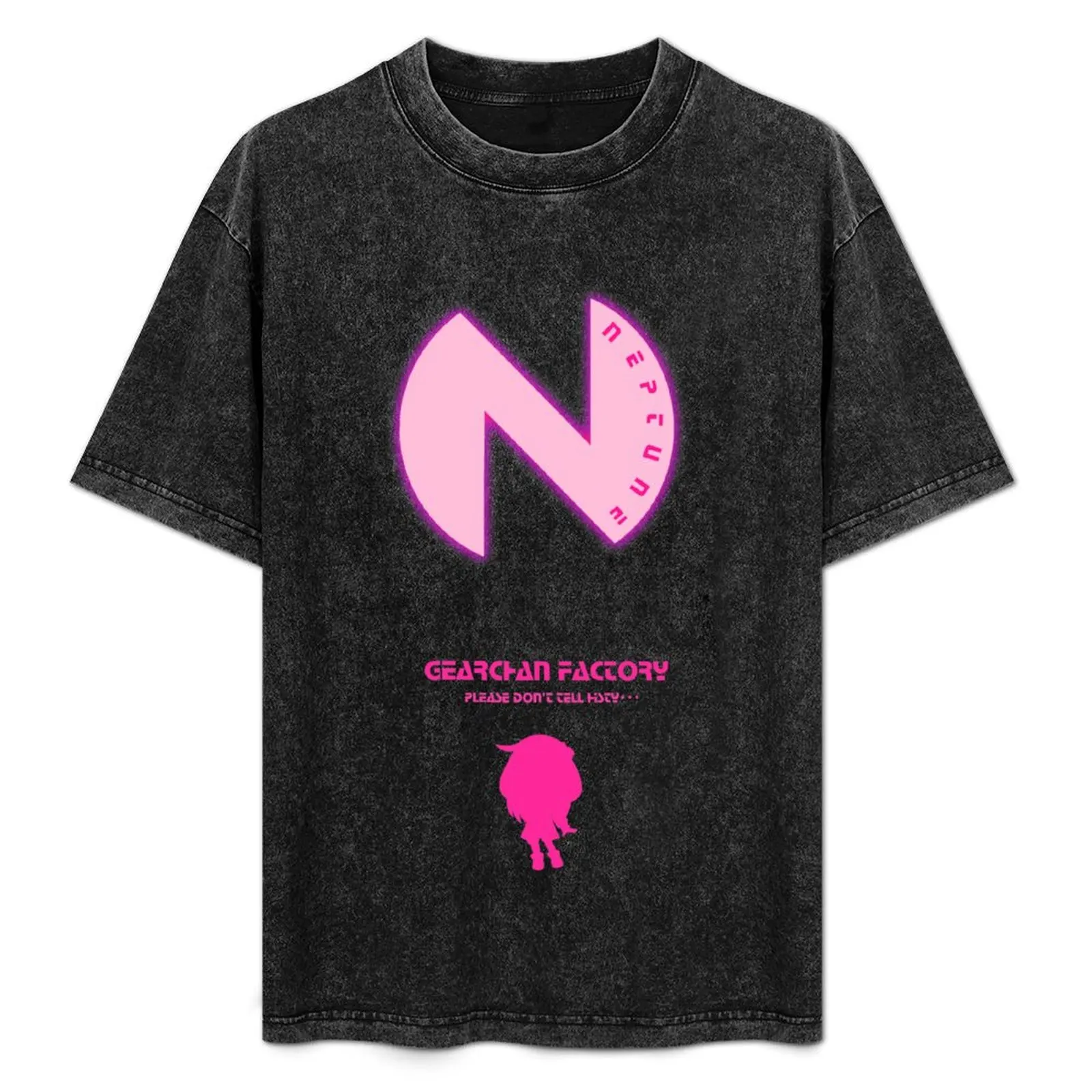 

Футболка Hyperdimension Neptunia Nepgear Factory, летняя модная повседневная футболка