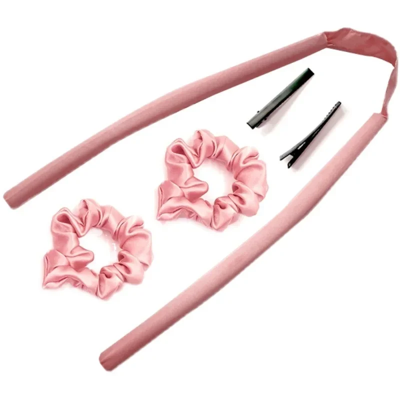 Heatless Curling Rod Headband Lazy Curlers Silk Curling Ribbon Hair Rollers Soft No Heat Hair Curls Hairbands DIY Styling Tools