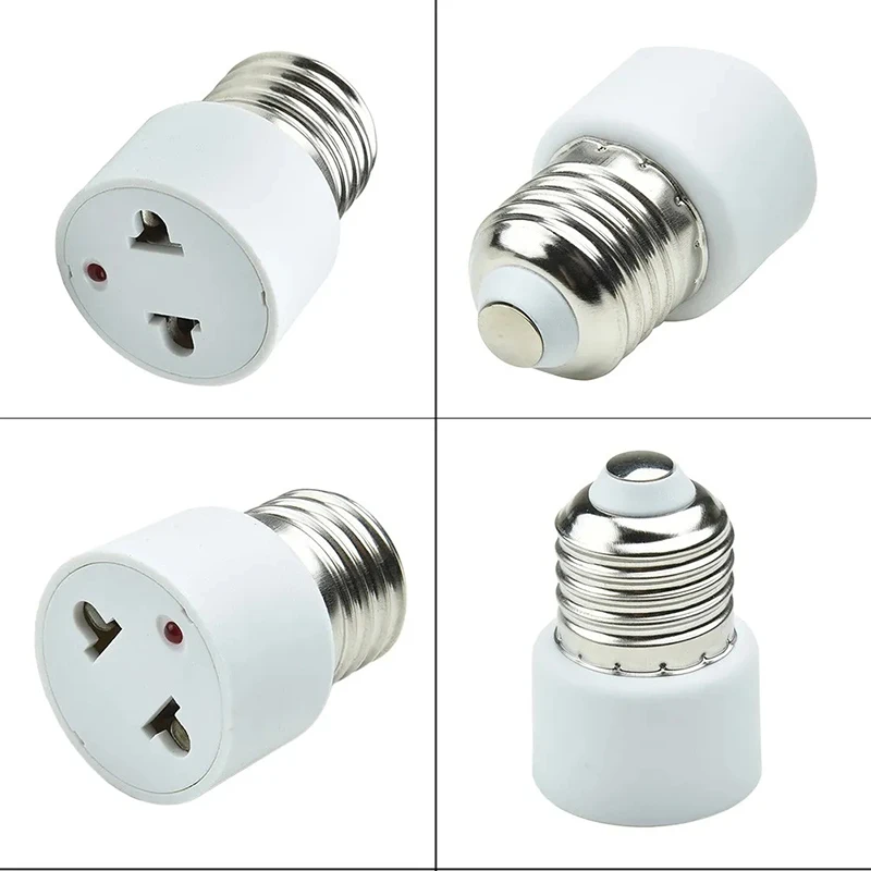 

E27 Socket White Lamp Holder E27 To Eu Us Converter Lamp Socket Lamp Holder Converter 220v 4a Eu Socket Us Socket C2
