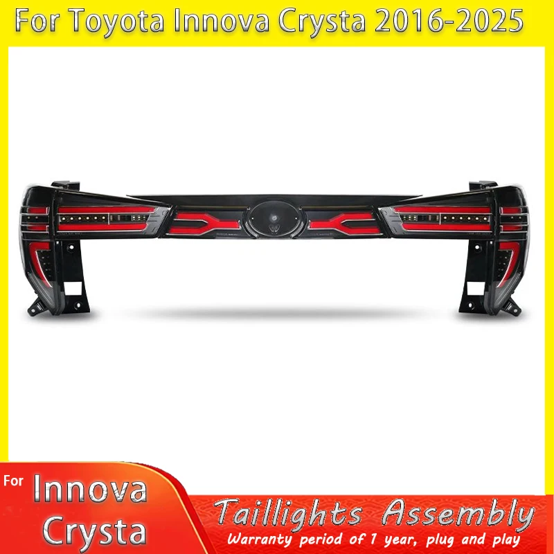 

Newest Design LED Taillights For Toyota 2016 2017 2018 2019 2020-2025 Innova Crysta Tail Lamp With Full Led Innova Accessories