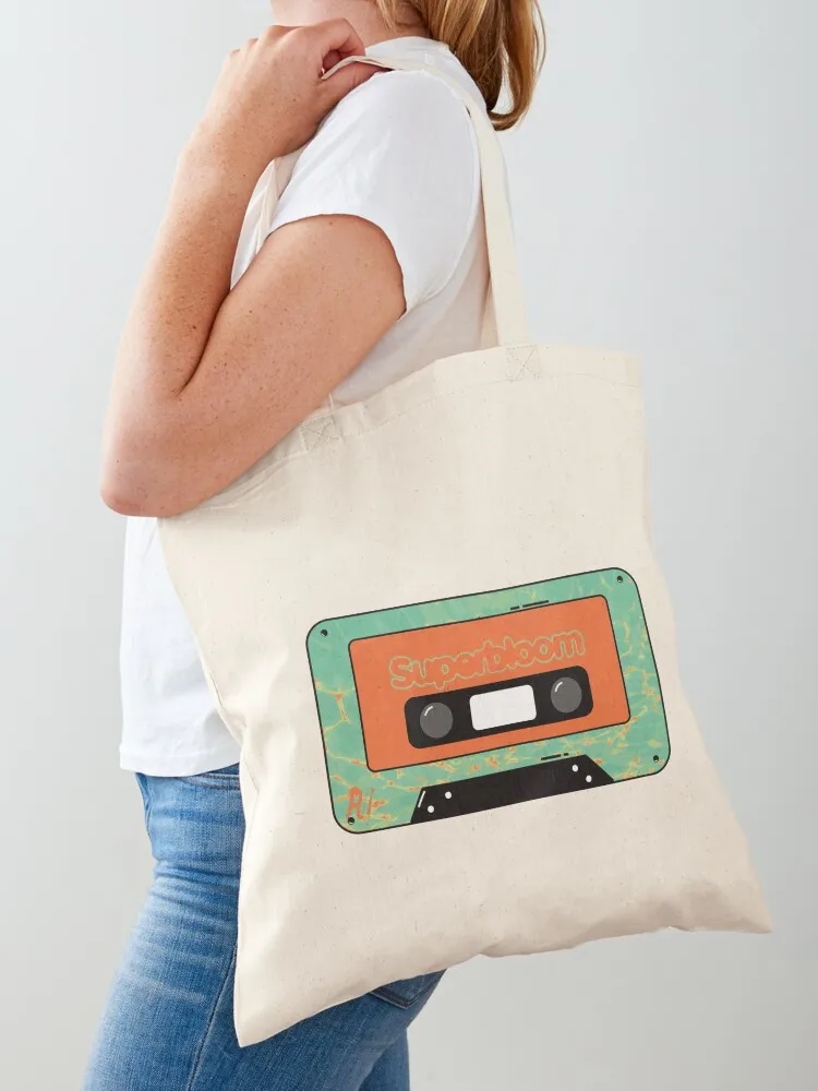 

Superbloom Ashton Irwin Cassette Tote Bag Customizable tote shopping trolley custom canvas