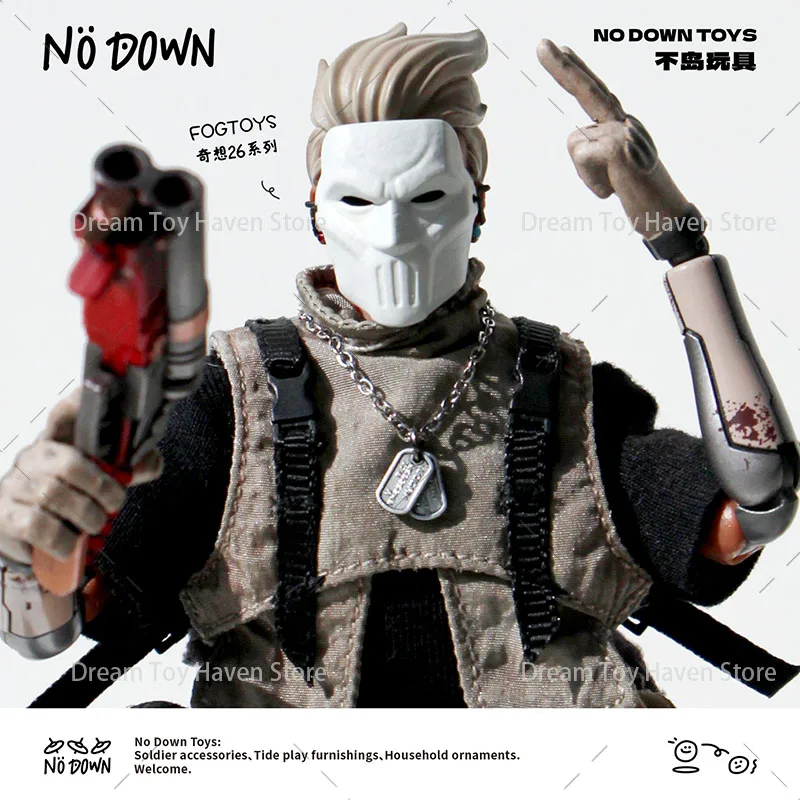  1/12 مقياس الجندي العسكري على غرار علامة الكلب قلادة مزدوجة قلادة إكسسوارات عقد تناسب 6 بوصة عمل نموذج لجسم #4
