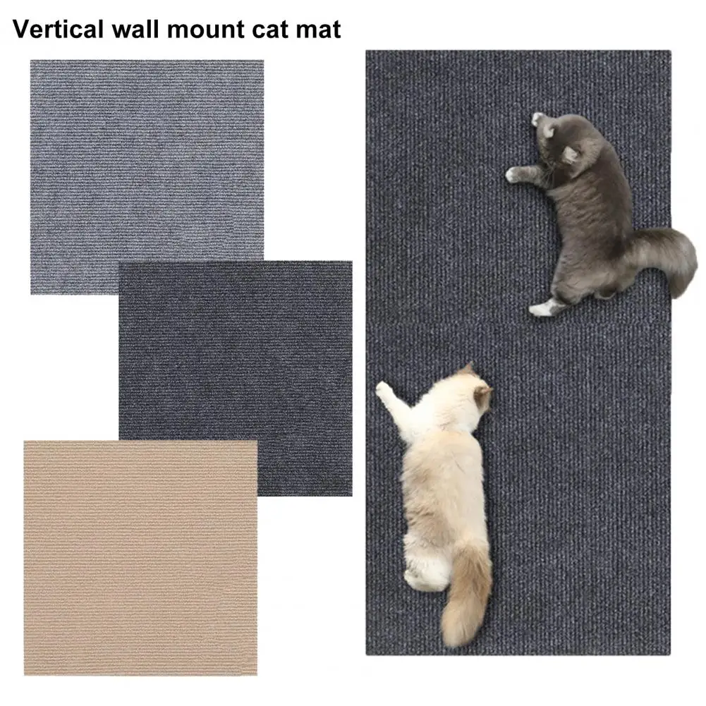 

Carpet Tile Self Adhesive Anti-Slip Floor Repair Protecting Easy Install DIY Mat for Walls Floors Sofas Cars Cat Scratching Pad