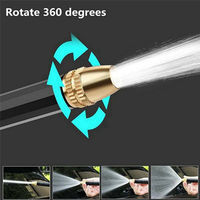 Portable High Pressure Water Gun Cleaning Car Washing Machine Garden Watering Hose Nozzle Foam Thread Quick Connector