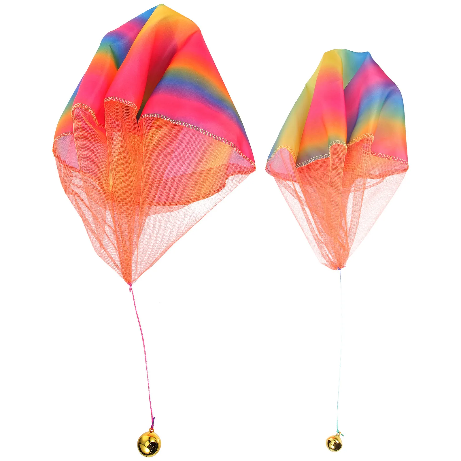 

2Pcs Kids Hand Throw Parachute Outdoor Play Color Flying Educational Activity Party Favor Children Flying Toys
